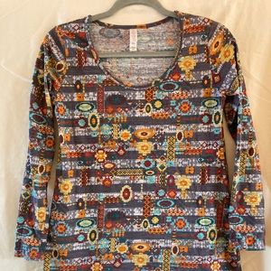 LulaRoe western print shirt - size xs